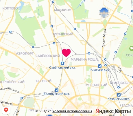 На карте