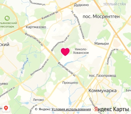 На карте