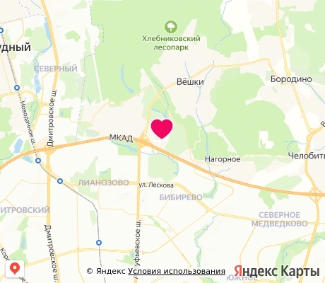 На карте