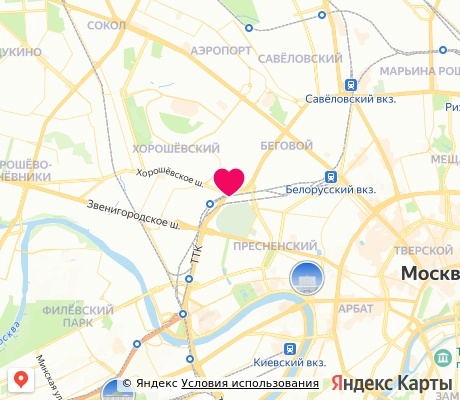 На карте