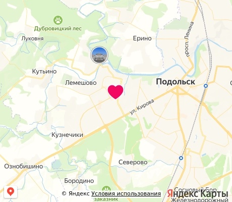На карте