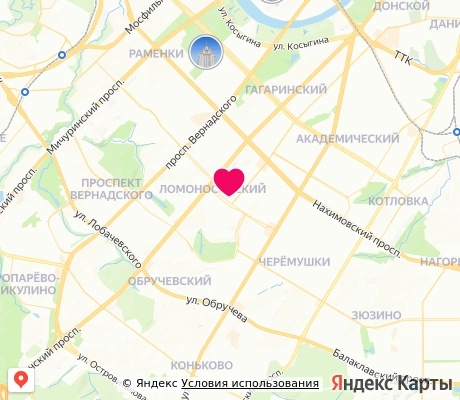 На карте