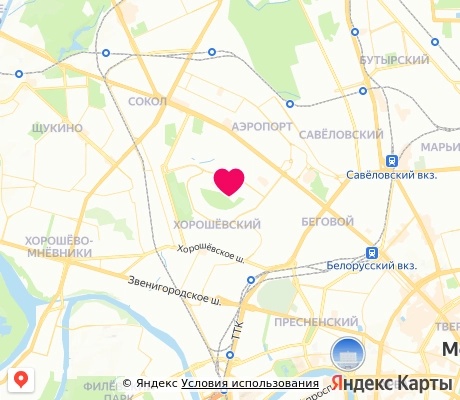 На карте
