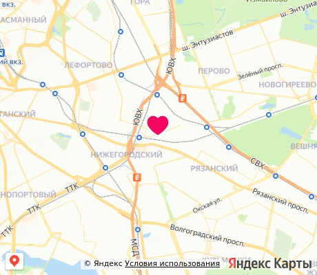 На карте
