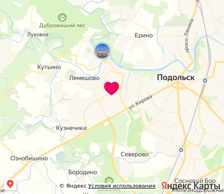 На карте
