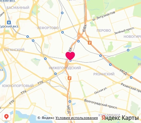 На карте