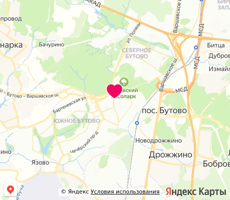 На карте