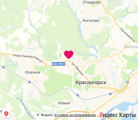 На карте