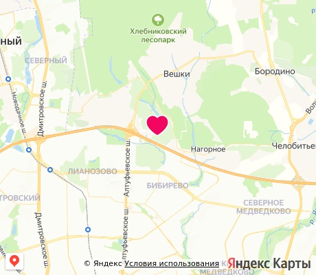 На карте