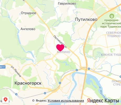 На карте