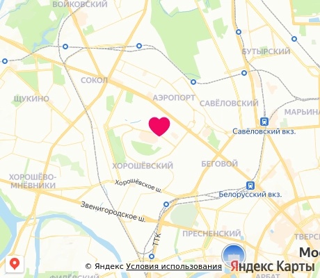 На карте