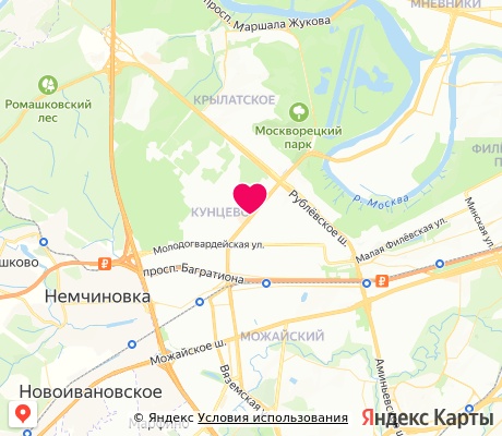 На карте