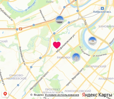 На карте