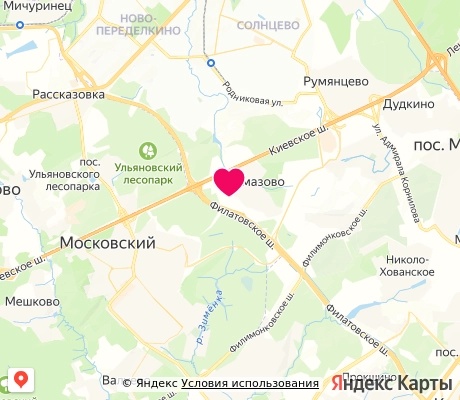 На карте