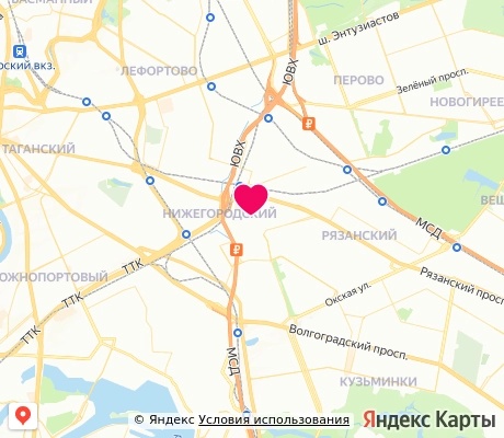На карте