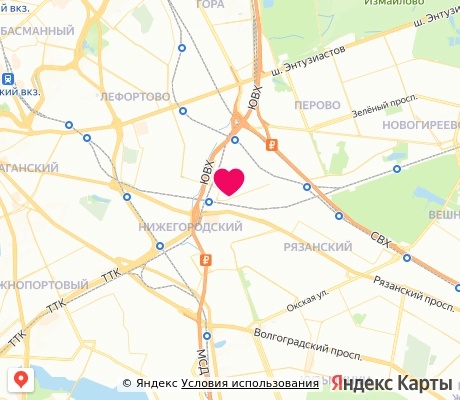 На карте