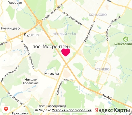 На карте