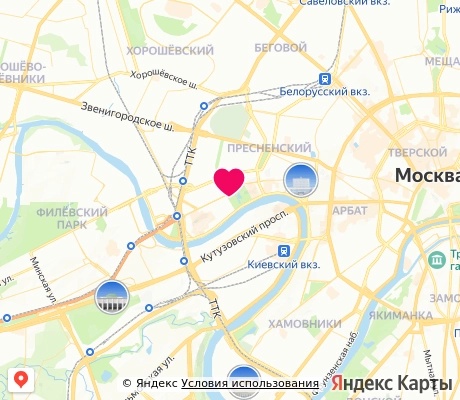 На карте