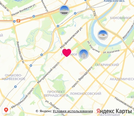 На карте