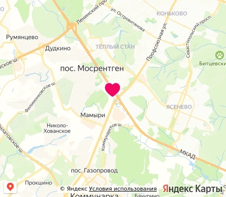 На карте