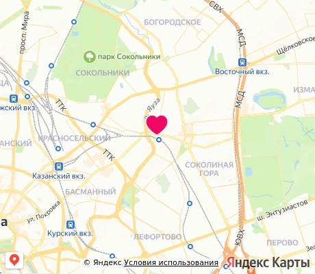 На карте