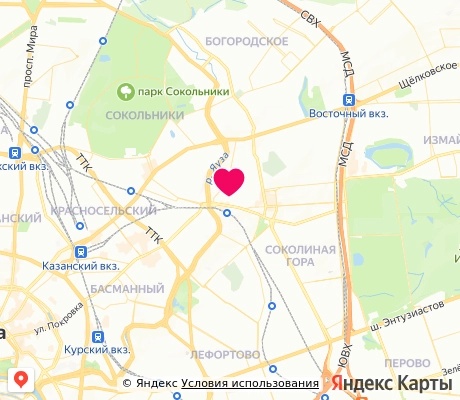 На карте