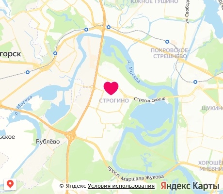На карте