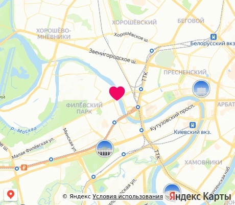 На карте