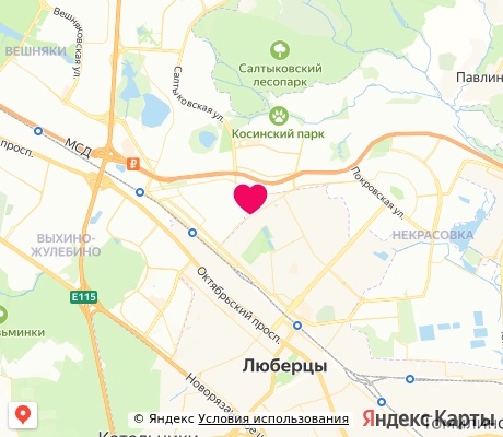 На карте