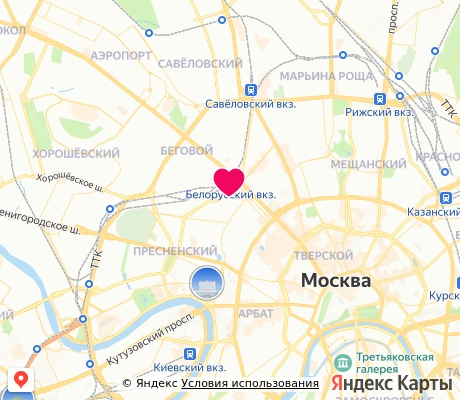 На карте