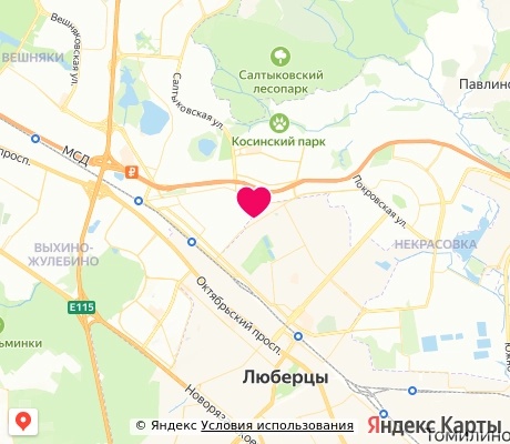На карте
