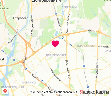 На карте