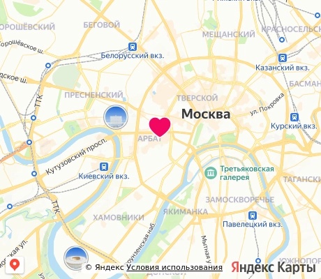На карте