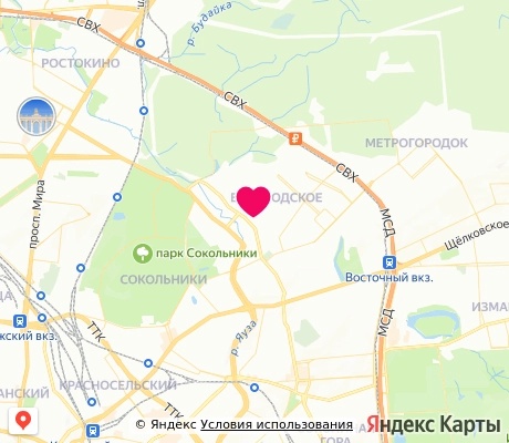 На карте