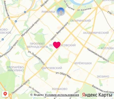 На карте