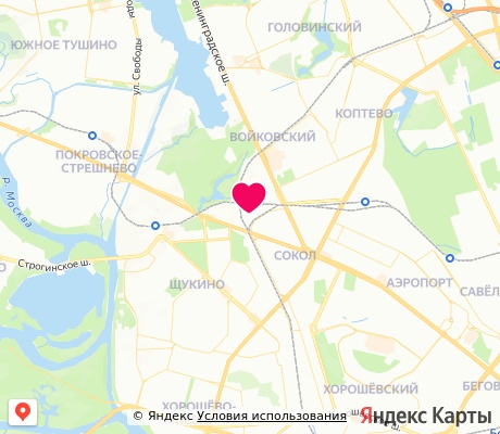 На карте
