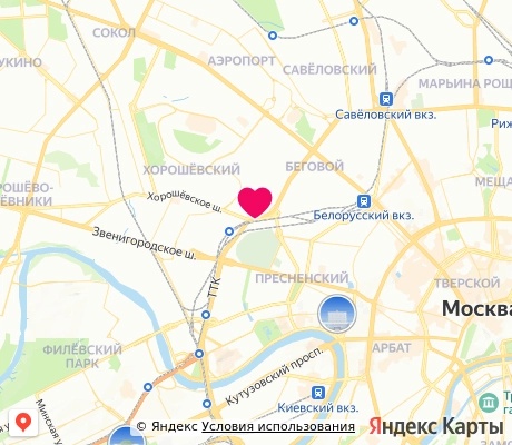 На карте