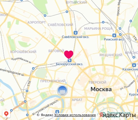 На карте
