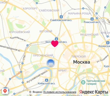 На карте
