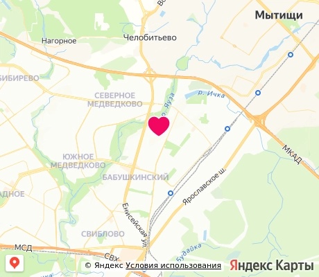 На карте
