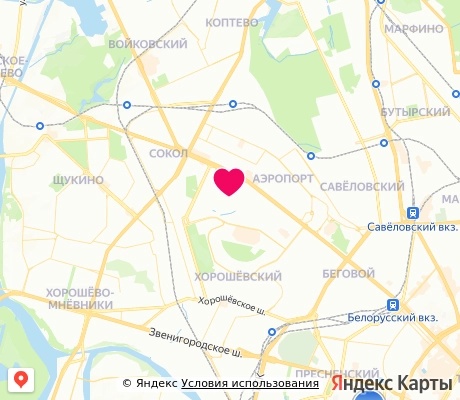 На карте