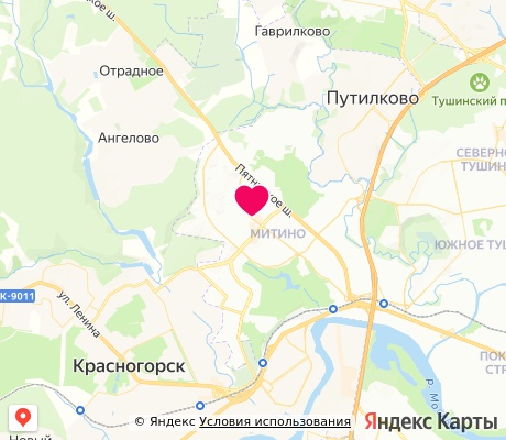 На карте