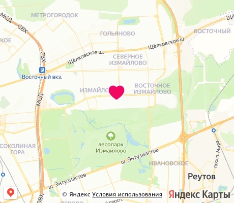 На карте