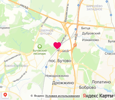 На карте