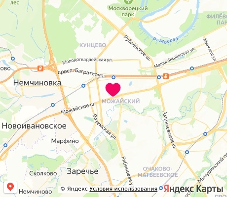 На карте