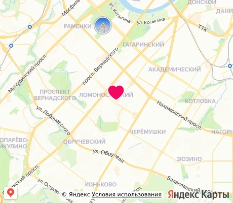 На карте