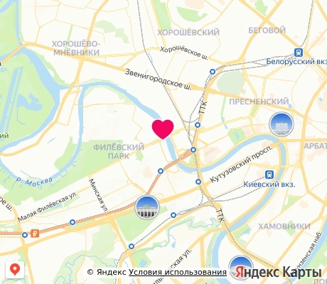 На карте