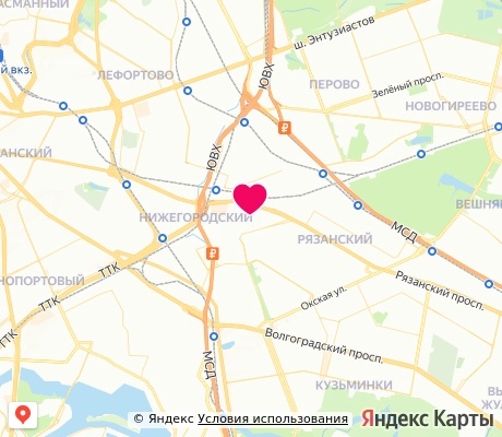 На карте