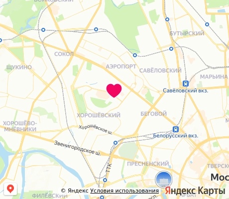 На карте