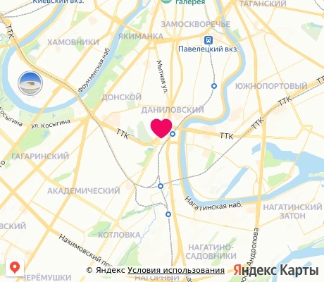 На карте